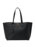 Monogram Tote, &pound;850, Handbags, Black, Leather, Front view